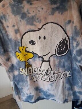 Peanuts Snoopy & Woodstock Tie-Die - Size Large